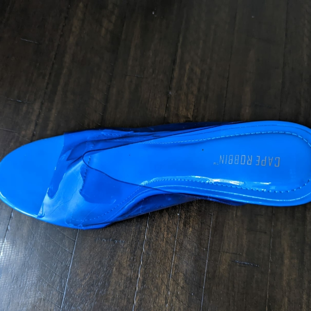 Neon Blue Stilleto Heels